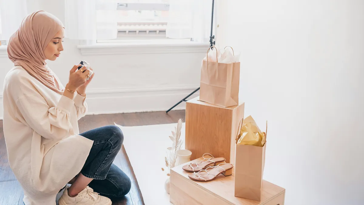 Product photography setup demonstrating reduced shoot overhead