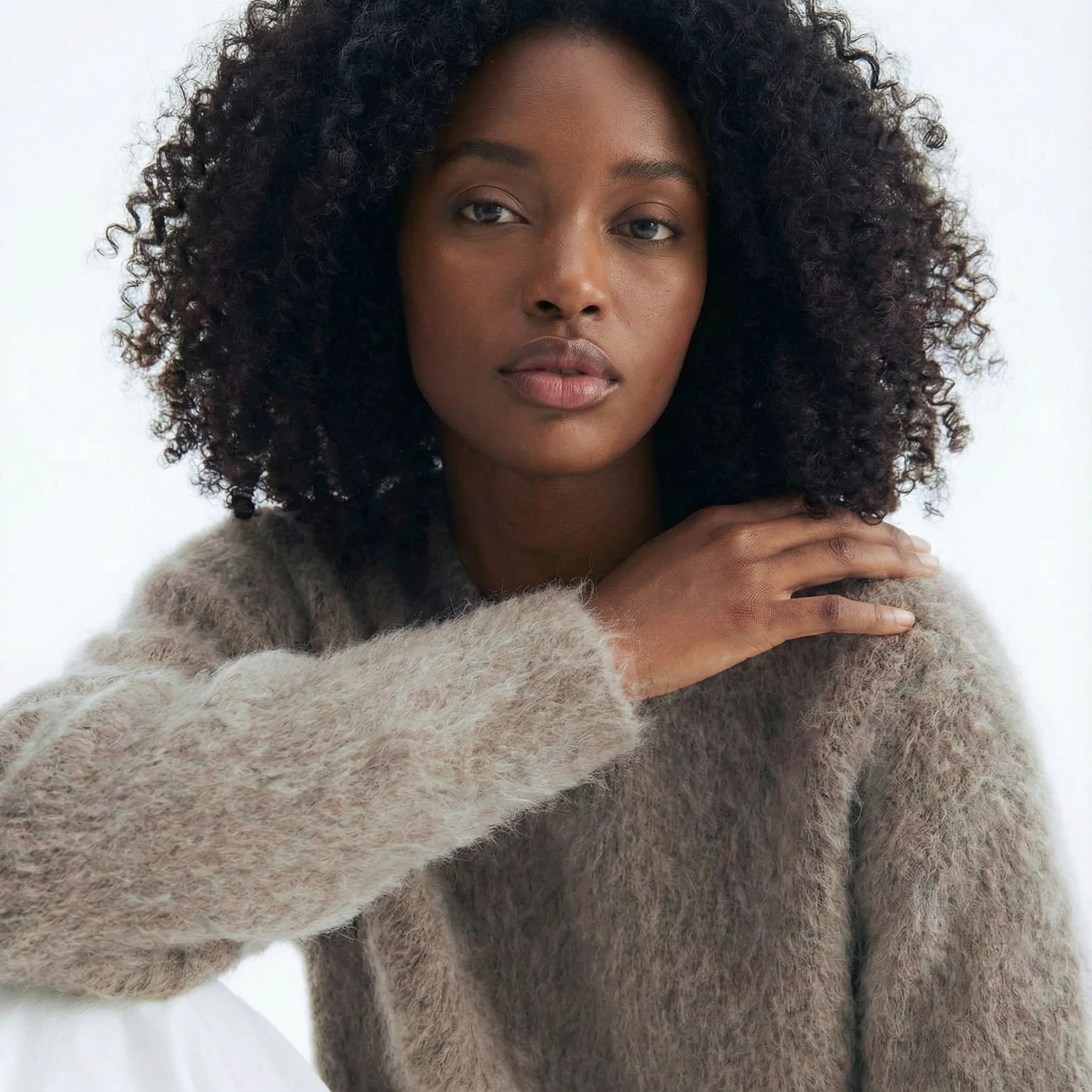 Photorealistic AI model hero image for AI Generated Models